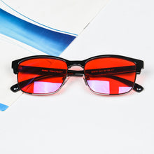 Загрузить изображение в средство просмотра галереи, SHINU Мужская оправа с красными линзами для мужчин, очки для хорошего сна, снимающие напряжение глаз, очки-SH018