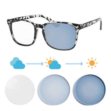 Загрузить изображение в средство просмотра галереи, Мужские очки, фотохромные линзы, очки по рецепту, мужские фотохромные очки для близорукости, очки для близорукости с линзами 8068