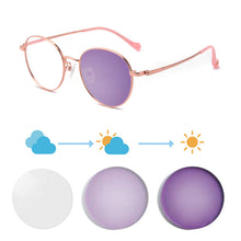 Загрузить изображение в средство просмотра галереи, Женские очки в оправе Фотохромные линзы Очки по рецепту женские фотохромные очки для близорукости индекс 1,56 однофокальные 1028