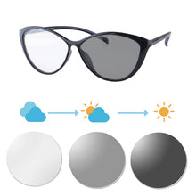 Загрузить изображение в средство просмотра галереи, Женские очки Фотохромные линзы Очки по рецепту для близорукости Фотохромные очки для близорукости Очки по рецепту с линзами 5865