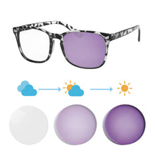 Загрузить изображение в средство просмотра галереи, Мужские очки, фотохромные линзы, очки по рецепту, мужские фотохромные очки для близорукости, очки для близорукости с линзами 8068