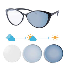 Загрузить изображение в средство просмотра галереи, Женские очки Фотохромные линзы Очки по рецепту для близорукости Фотохромные очки для близорукости Очки по рецепту с линзами 5865
