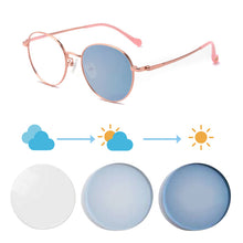 Загрузить изображение в средство просмотра галереи, Женские очки в оправе Фотохромные линзы Очки по рецепту женские фотохромные очки для близорукости индекс 1,56 однофокальные 1028