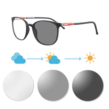 Carregar imagem no visualizador da galeria, Shinu óculos de sol fotocromáticos com lentes coloridas, óculos femininos que mudam roxo azul óculos de transição para mulheres sh079