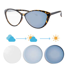 Загрузить изображение в средство просмотра галереи, Женские очки Фотохромные линзы Очки по рецепту для близорукости Фотохромные очки для близорукости Очки по рецепту с линзами 5865
