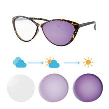 Загрузить изображение в средство просмотра галереи, Женские очки Фотохромные линзы Очки по рецепту для близорукости Фотохромные очки для близорукости Очки по рецепту с линзами 5865