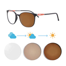 Carregar imagem no visualizador da galeria, Shinu óculos de sol fotocromáticos com lentes coloridas, óculos femininos que mudam roxo azul óculos de transição para mulheres sh079