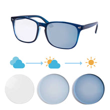Загрузить изображение в средство просмотра галереи, Мужские очки, фотохромные линзы, очки по рецепту, мужские фотохромные очки для близорукости, очки для близорукости с линзами 8068