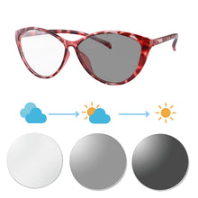 Загрузить изображение в средство просмотра галереи, Женские очки Фотохромные линзы Очки по рецепту для близорукости Фотохромные очки для близорукости Очки по рецепту с линзами 5865