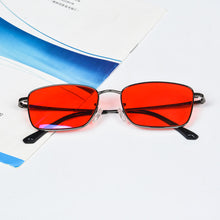 Load image into Gallery viewer, SHINU titanium eye glasses frame for men Red Lenses 100% Blocking Blue Green Light Eyeglasses Protecting Eyes Glasses Good Sleep