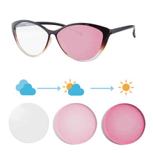 Загрузить изображение в средство просмотра галереи, Женские очки Фотохромные линзы Очки по рецепту для близорукости Фотохромные очки для близорукости Очки по рецепту с линзами 5865