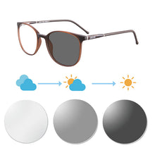 Carregar imagem no visualizador da galeria, Shinu óculos de sol fotocromáticos com lentes coloridas, óculos femininos que mudam roxo azul óculos de transição para mulheres sh079
