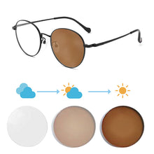 Загрузить изображение в средство просмотра галереи, Женские очки в оправе Фотохромные линзы Очки по рецепту женские фотохромные очки для близорукости индекс 1,56 однофокальные 1028