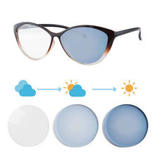 Загрузить изображение в средство просмотра галереи, Женские очки Фотохромные линзы Очки по рецепту для близорукости Фотохромные очки для близорукости Очки по рецепту с линзами 5865