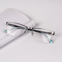 Загрузить изображение в средство просмотра галереи, Мужские очки, прогрессивные мультифокальные очки в полурамке, очки с варифокальным зрением по рецепту, мужские цветные линзы с астигматизмом 6310