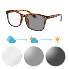Загрузить изображение в средство просмотра галереи, Мужские очки, фотохромные линзы, очки по рецепту, мужские фотохромные очки для близорукости, очки для близорукости с линзами 8068