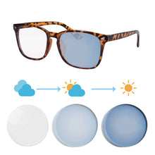 Загрузить изображение в средство просмотра галереи, Мужские очки, фотохромные линзы, очки по рецепту, мужские фотохромные очки для близорукости, очки для близорукости с линзами 8068
