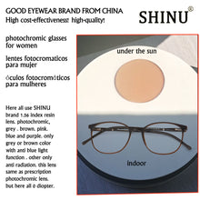 Загрузить изображение в средство просмотра галереи, SHINU Team Can Help You Make Your Own Brand for Eyeglasses Frame or Prescription Glasses