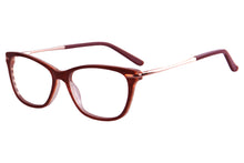 Загрузить изображение в средство просмотра галереи, Женские очки в ацетатной оправе с чистыми линзами и защитой от синего света для близорукости - RD642