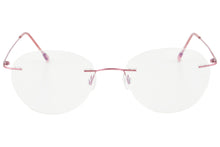 Carregar imagem no visualizador da galeria, Shinu armação sem aro de titânio feminino, óculos anti-luz azul com bloqueio de luz azul para leitura-T1022