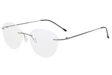 Carregar imagem no visualizador da galeria, Shinu armação sem aro de titânio feminino, óculos anti-luz azul com bloqueio de luz azul para leitura-T1022