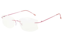 Load image into Gallery viewer, SHINU Glasses for Eye Strain Titanium Frame Women Men Anti Blue Ray Computer Gaming Glasses-USWT1023