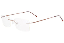 Load image into Gallery viewer, SHINU Blue Light Blocking Computer Glasses for Men Women Titanium Rimless Frame Anti Blue Light Glasses for Reading-T1024