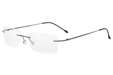 Load image into Gallery viewer, SHINU Titanium Rimless Frame Blue Light Filters Working Glasses Men for Own Myopia Lens-T1025