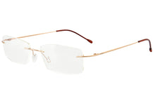 Load image into Gallery viewer, SHINU Titanium Rimless Frame Blue Light Filters Working Glasses Men for Own Myopia Lens-T1025