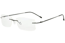 Load image into Gallery viewer, SHINU Titanium Rimless Frame Blue Light Filters Working Glasses Men for Own Myopia Lens-T1025