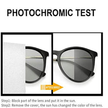 Load image into Gallery viewer, Blue Light Blocking Photochromic Computer Glasses Polarized Driving Night Vision Transition Sunglasses Metal SHNU-72002