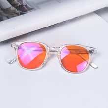 Load image into Gallery viewer, SHINU Men Orange Lenses for Working Gaming Red Lens for Sleep Better Glasses Male Blue Light Blocking Glasses
