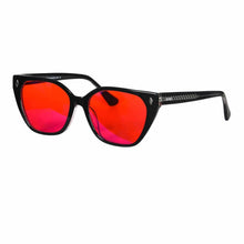 Load image into Gallery viewer, Red Lens Glasses Anti-glare Blue Light Filters Good Sleep Glasses Acetate Frame for Sleeping Glasses Men
