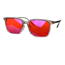 Load image into Gallery viewer, SHINU Titanium Frame glasses Better Sleep Glasses Red Lenses 99% Blue Light Blocking
