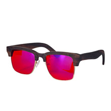 Carregar imagem no visualizador da galeria, SHINU Red Lens Sleep Glasses Blue Light Filter Glasses To Sleep Better Nighttime Blue Light Protection Glasses Wood Frame
