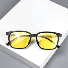 Load image into Gallery viewer, SHINU Titanium Frame glasses Better Sleep Glasses Red Lenses 99% Blue Light Blocking
