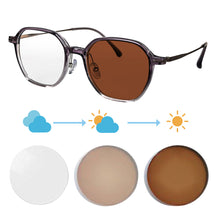 Load image into Gallery viewer, SHINU Optical Lenses with Intelligent Progressive Multifocal Lenses Photochromic Glasses for Men Frame T1032
