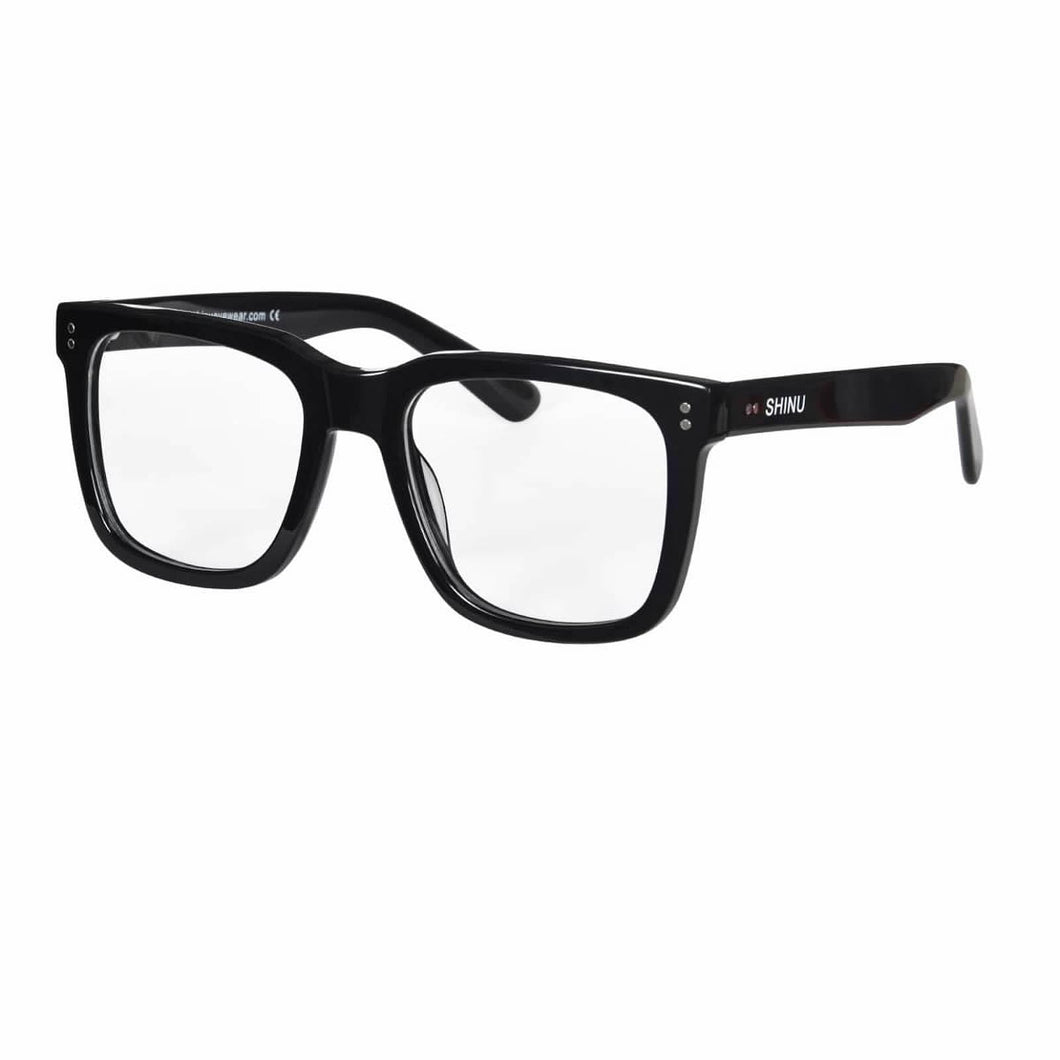 Anti-glare Blue Light Filters Glasses Red Lens Good Sleep Glasses Acetate Frame Men