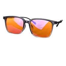 Load image into Gallery viewer, SHINU Titanium Frame glasses Better Sleep Glasses Red Lenses 99% Blue Light Blocking
