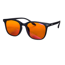 Загрузить изображение в средство просмотра галереи, SHINU Anti Blue Light Glasses Men Frame Red Lens Full Blocking for Good Sleep Orange for Long Time Working
