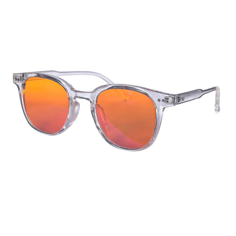 SHINU Red Lens Glasses Women Sleep Better Blue Light Blocking Glasses for Long Screen Time Orange Lens Glasses Gaming Eyewear