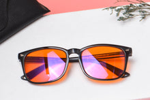 Load image into Gallery viewer, SHINU 99.9% Anti Blue Light Computer Glasses for Men Women Orange Lens Filter Anti Eye Strain Eyeglasses-SH068
