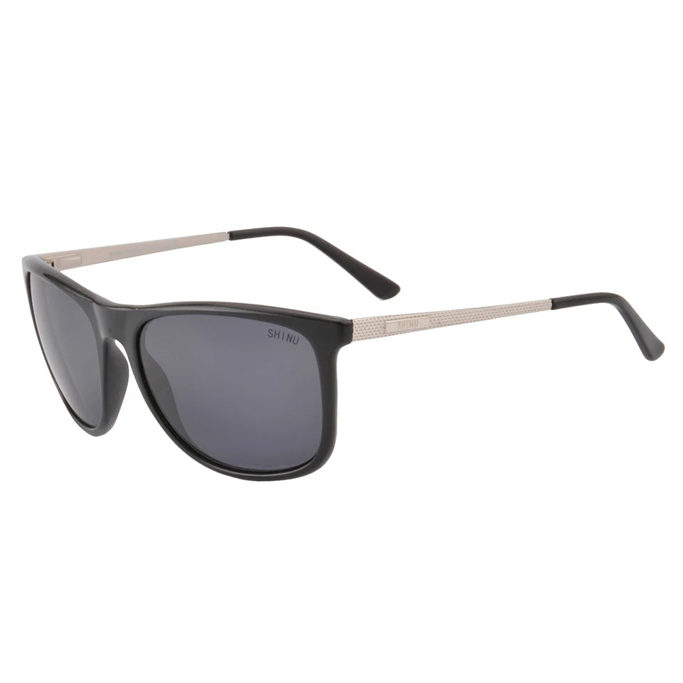 SHINU Men Vintage acetate Polarized Sunglasses Classic Brand Sun glasses myopia Lens Driving Eyewear fishing glasses custom 5001