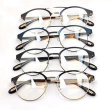 Load image into Gallery viewer, SHINU Vintage Metal Glasses Frame Men Women Progressive Multifocal Reading Glasses Women&#39;s Grade Glasses Nose Pads Eyeglasses
