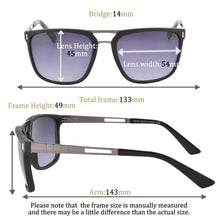 Загрузить изображение в средство просмотра галереи, SHINU Myopia Sunglasses Polarized Men Sunglasses prescription lenses  sun glassed for men polarized resin lenses sh5004
