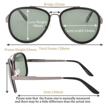 Загрузить изображение в средство просмотра галереи, SHINU brand polarized sunglasses man 2024 myopia sunglasses aviator prescription lenses men polarized sunglasses
