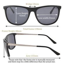Load image into Gallery viewer, SHINU Men Vintage acetate Polarized Sunglasses Classic Brand Sun glasses myopia Lens Driving Eyewear fishing glasses custom 5001
