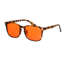 Load image into Gallery viewer, Men’s Glasses Blue Light Blocking Computer Glasses Orange Yellow Clear Lenses Glasses Light Blue Eyeglasses 3 Blocking Rate
