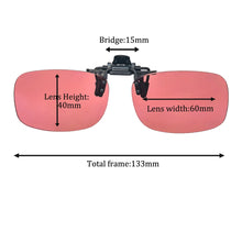 Load image into Gallery viewer, SHINU FL‑41 Migraine Glasses Clip‑on Blue Light Filter Clip On Lenses for Photophobia Light Sensitivity Clip for Eyeglasses
