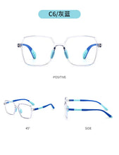 Carregar imagem no visualizador da galeria, Blue Light Blocking Glasses for Kids Square Shape Fashion Glasses Myopia Presbyopia Custom Prescription Glasses for Boy Gril
